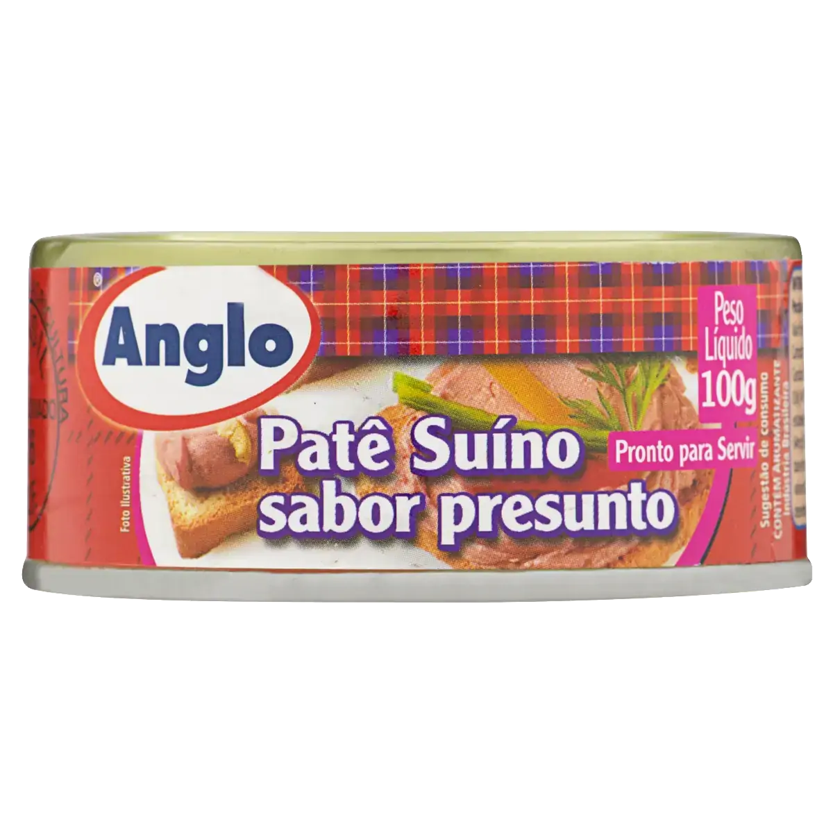 Patê Suíno De Presunto Anglo Lata 100g