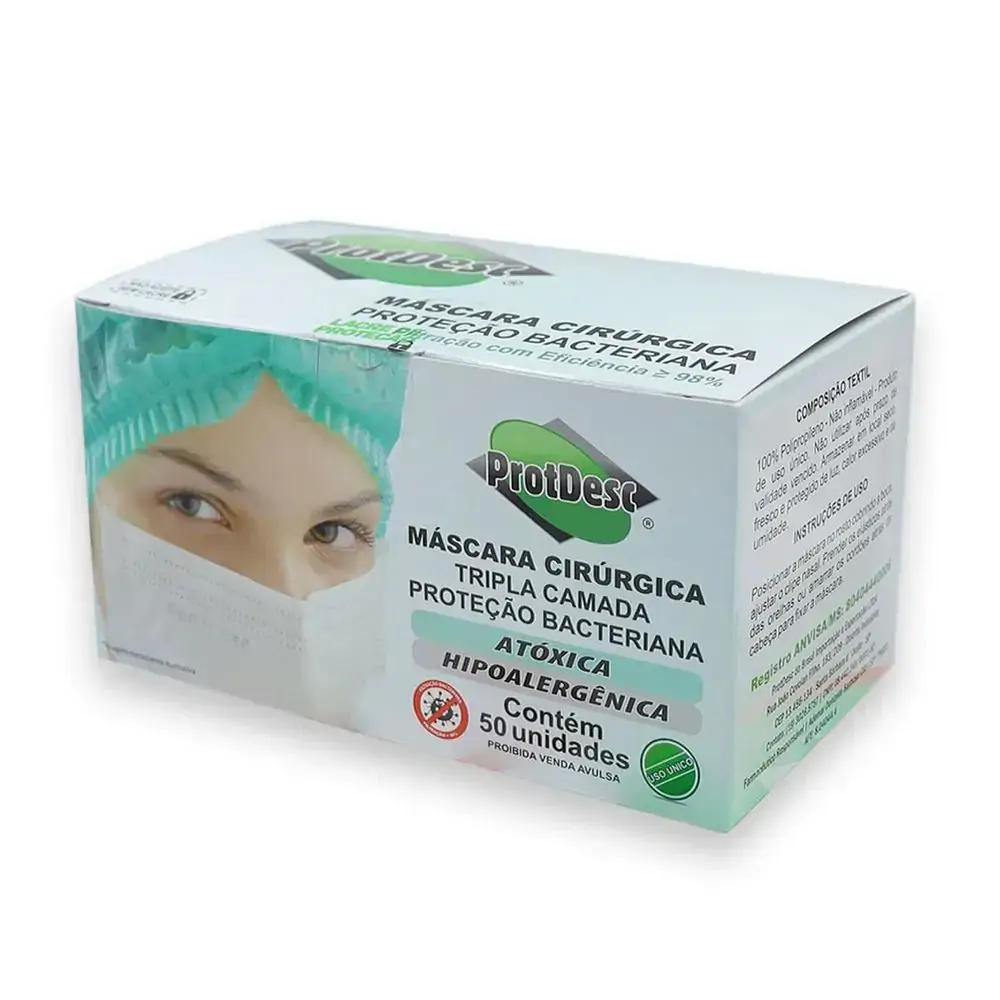 Mascara Descartavel Protdesc