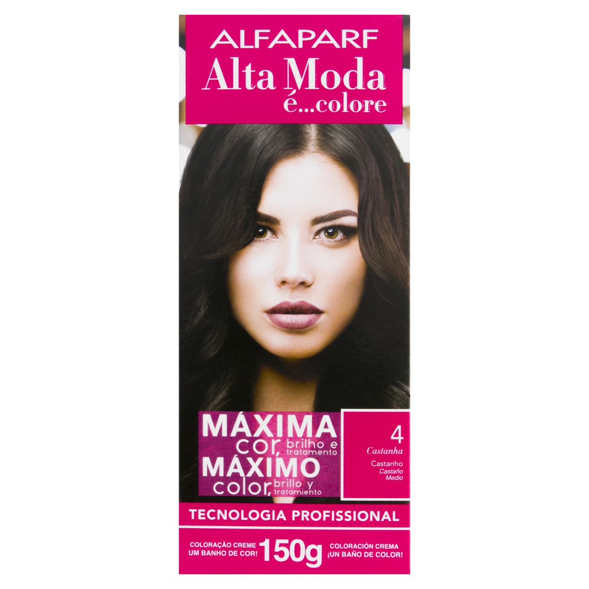 Kit Coloração Creme 4 Castanho Médio Alfaparf Alta Moda É...