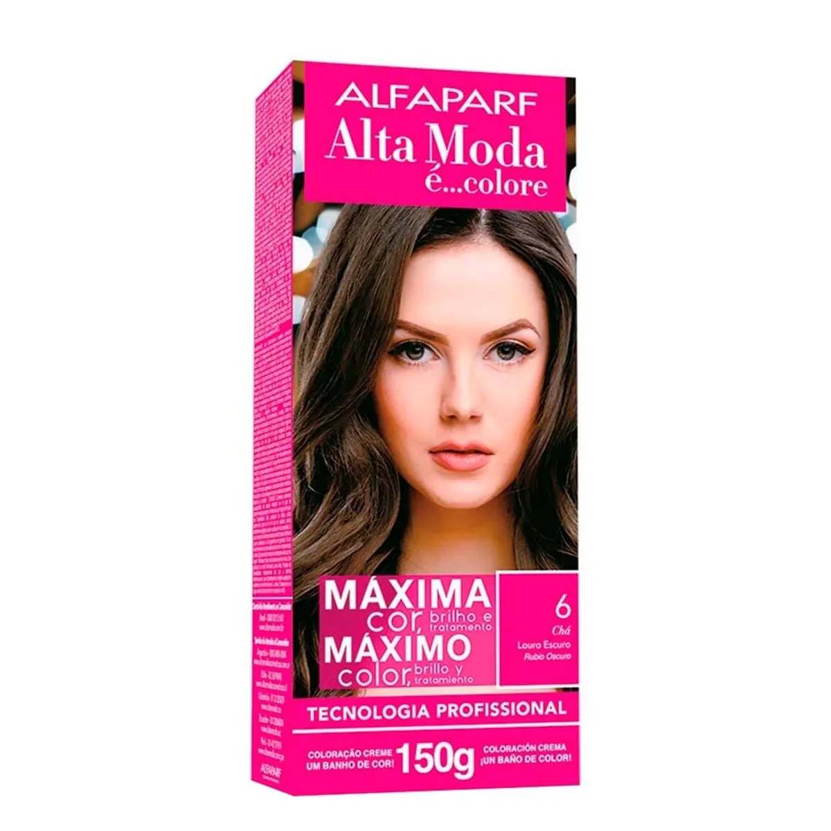 Kit Coloração Creme 6 Louro Escuro Alfaparf Alta Moda É...