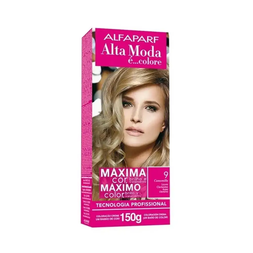 Tintura Alta Moda 9 Louro Clarissimo Camomila 150gr