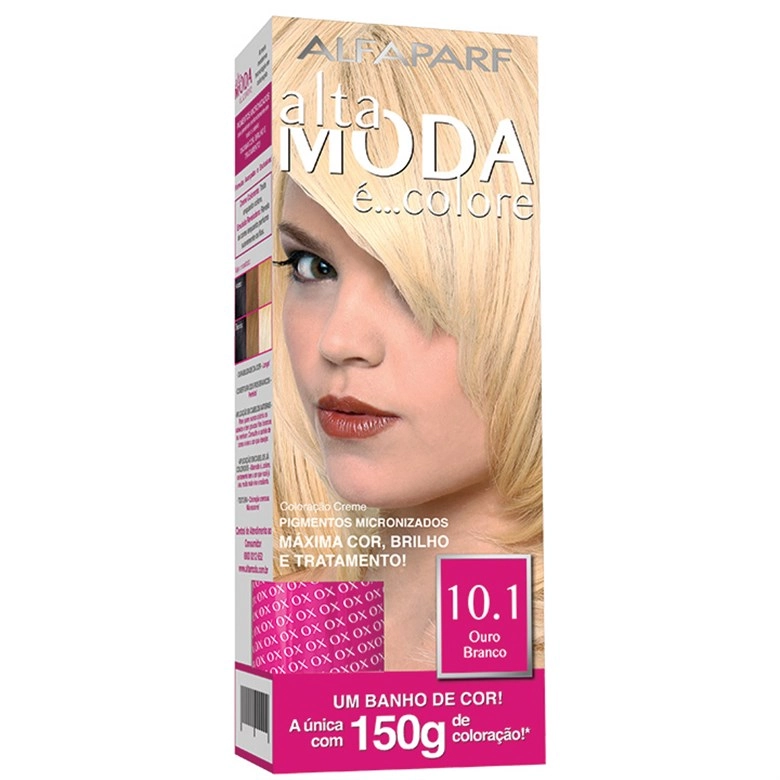 Tintura Permanente Alta Moda 10.0 Louro Extra Claro Unit