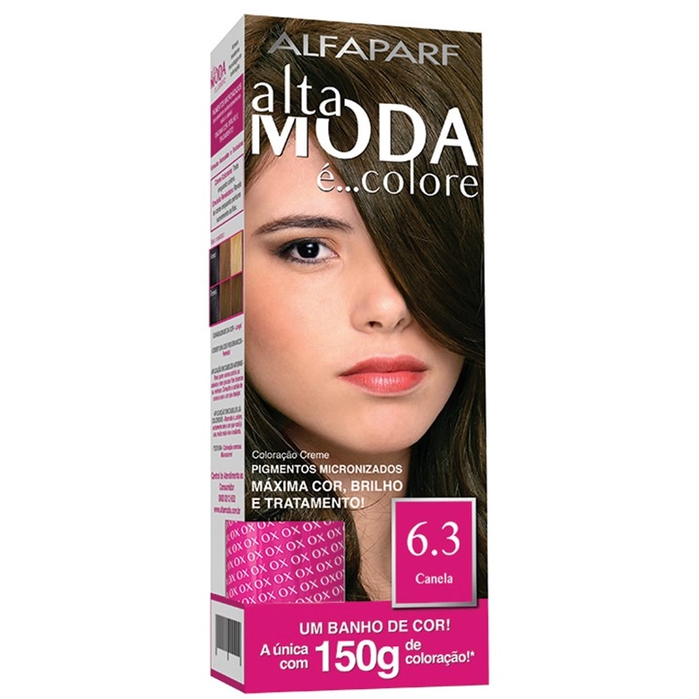 Tintura Permanente Alta Moda 6.3 Louro Escuro Dourado Unit