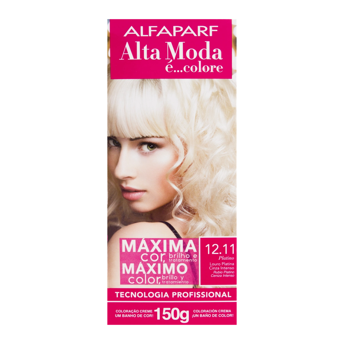 Kit Coloração Creme 12.11 Louro Platina Cinza Intenso Alfaparf Alta Moda é