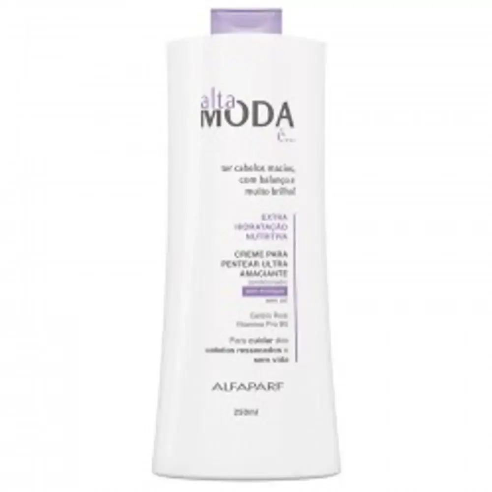 A Moda Hidr Nutritiva Creme Pentear Ressecados
