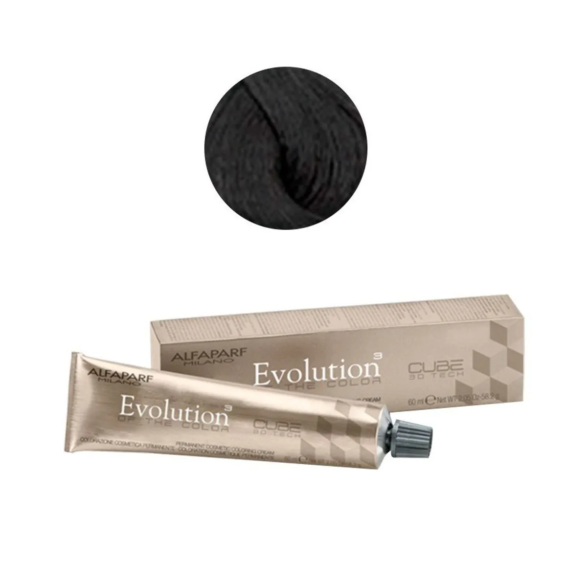 Alfaparf Milano - Evolution Of The Color - Creme de Coloração 4 Castanho Médio 60 ml