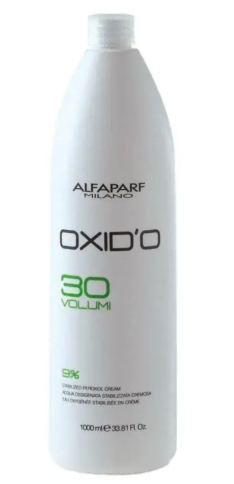 Alfaparf Oxido H2O2 Oxigenada Estabilizada Cremosa 30 Vol 1000ml