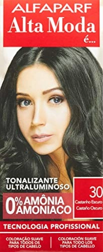 Tonalizante Alta Moda 30 Castanho Escuro Alfaparf 120G