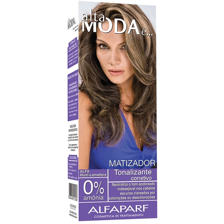 Tintura Permanente Alta Moda 120g Matizador Unit