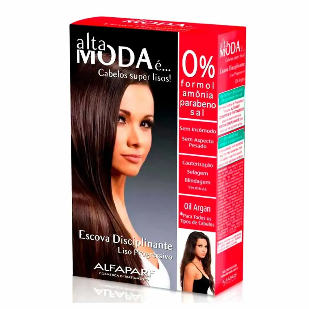 A Moda Oil Argan Kit Escova Disciplinante