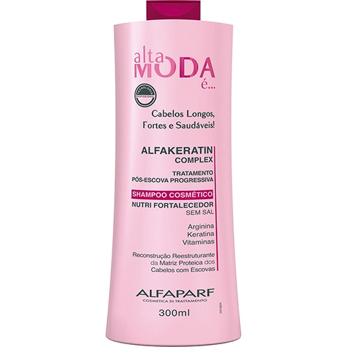 Shampoo Fortalecedor Alfakeratin Complex Alta Moda