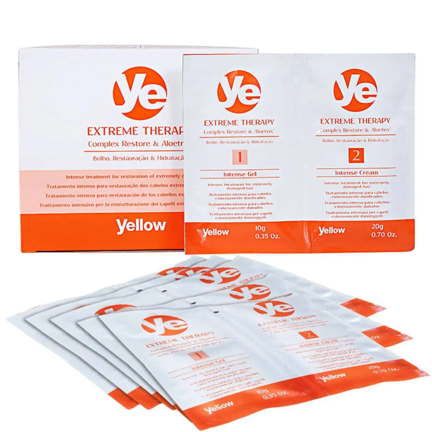 Yellow Ext Ter Kit Sache Gel10g Cre20g 12236