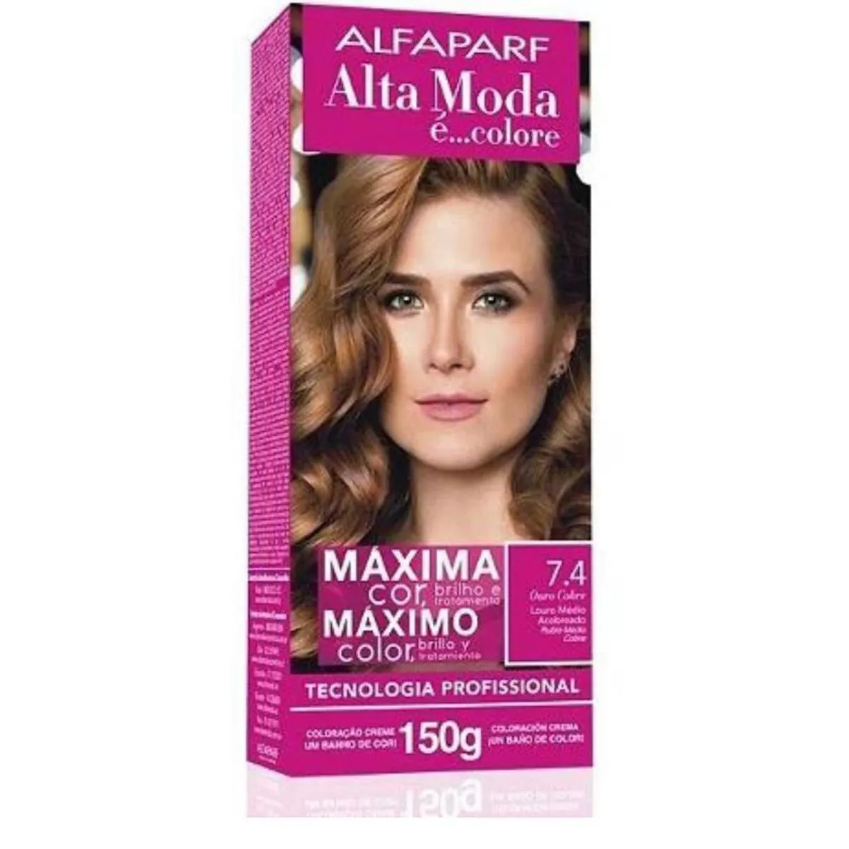 Tint A Moda N. 7.4 Louro Média Acobreado