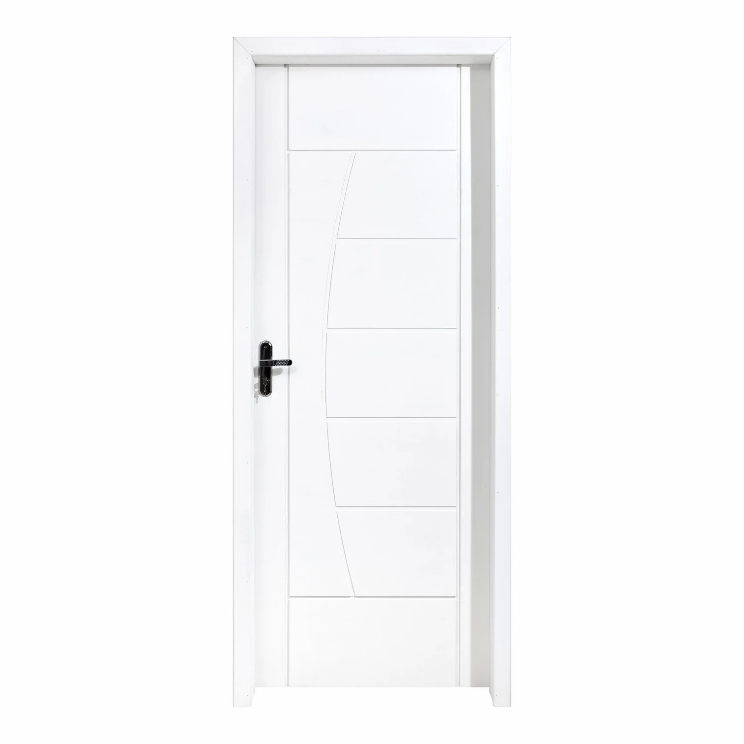 Kit Porta Pronta Maciça De Eucalipto 214x87x14cm Pm78 Solar Abertura Direita Cruzeiro Portas Branco