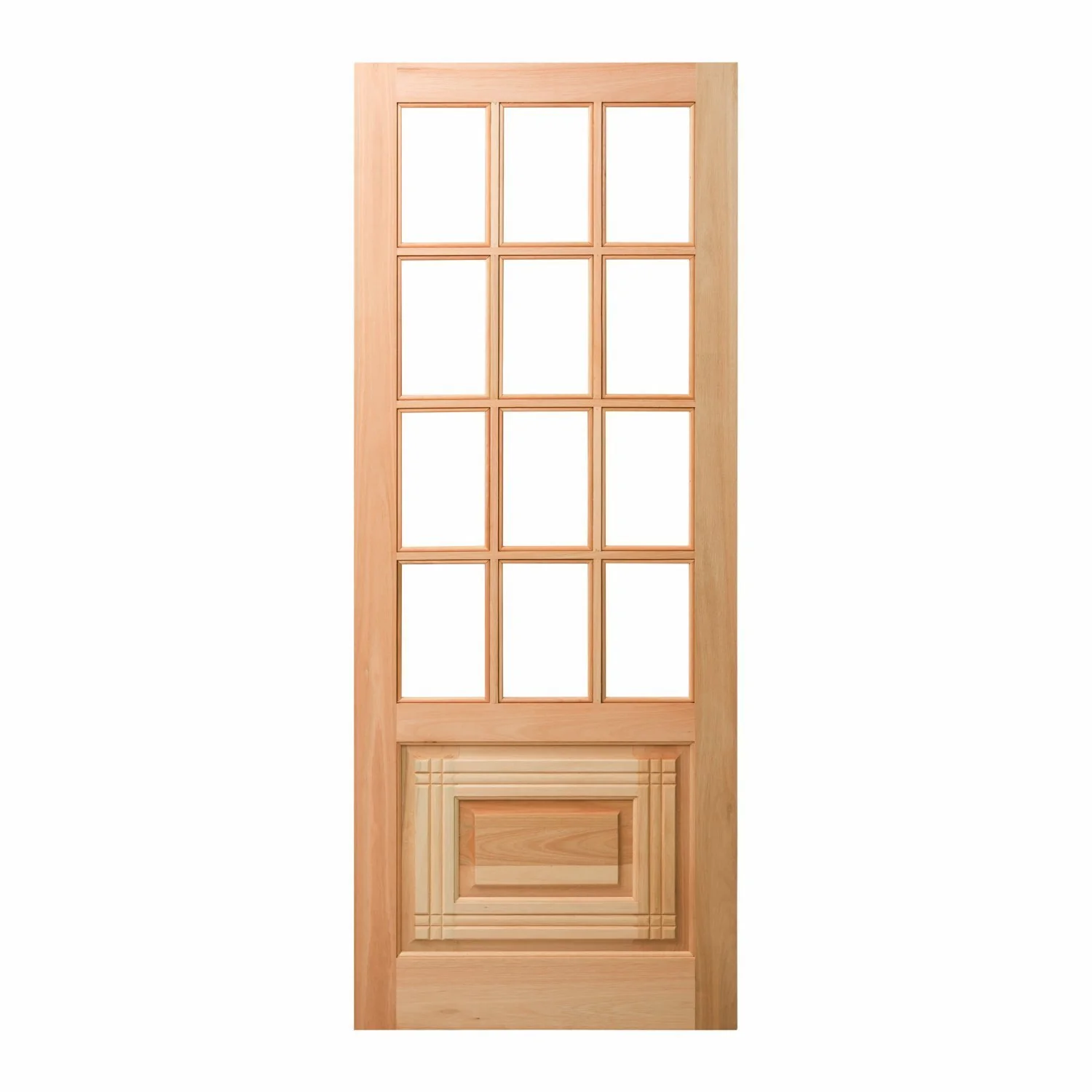 Folha De Porta Maciça 210x62cm Eucalipto Pm11 Oriental Cruzeiro Portas Natural