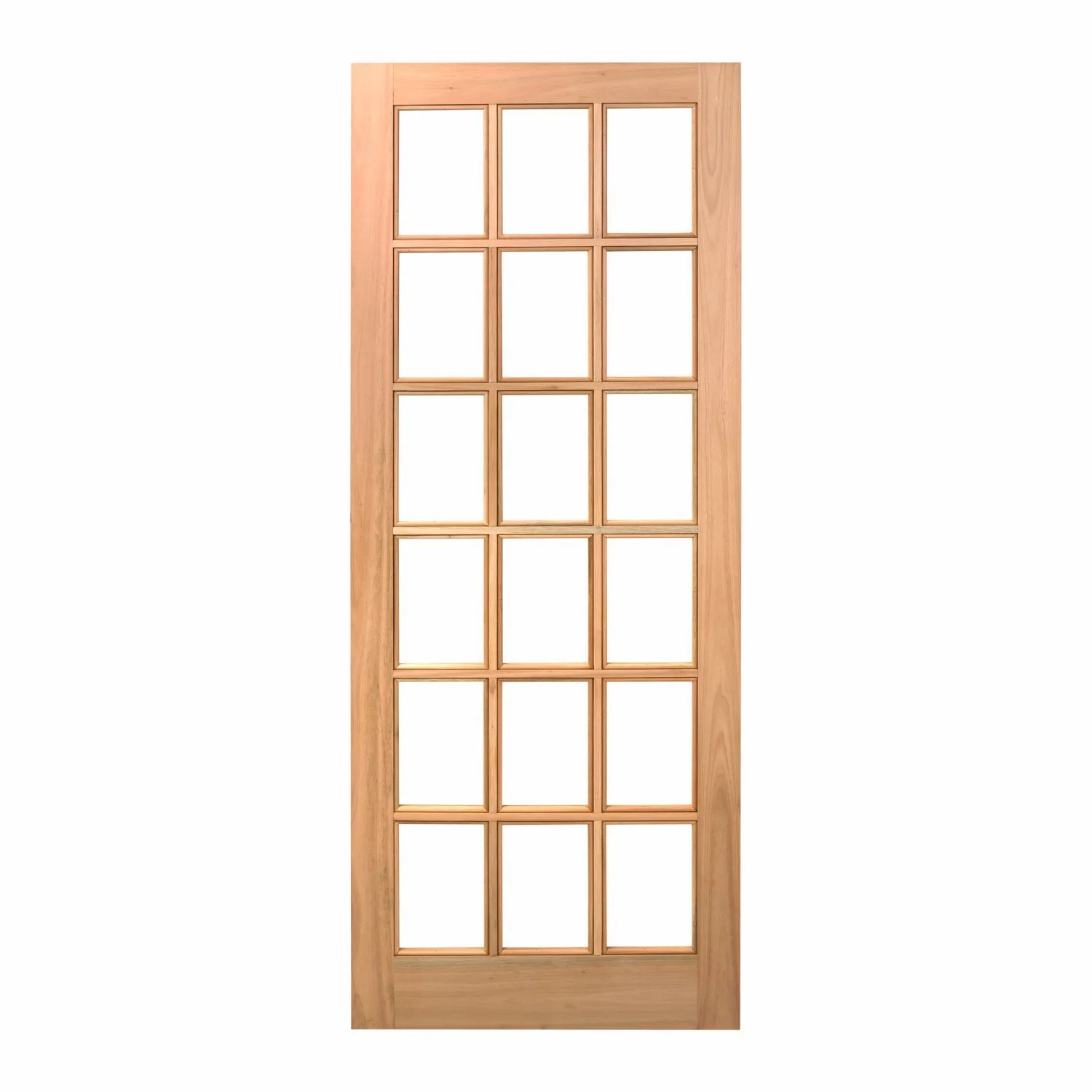 Folha De Porta Maciça Em Eucalipto Acabamento Natural 210x70cm Pm14 Estilo Cruzeiro Portas Natural