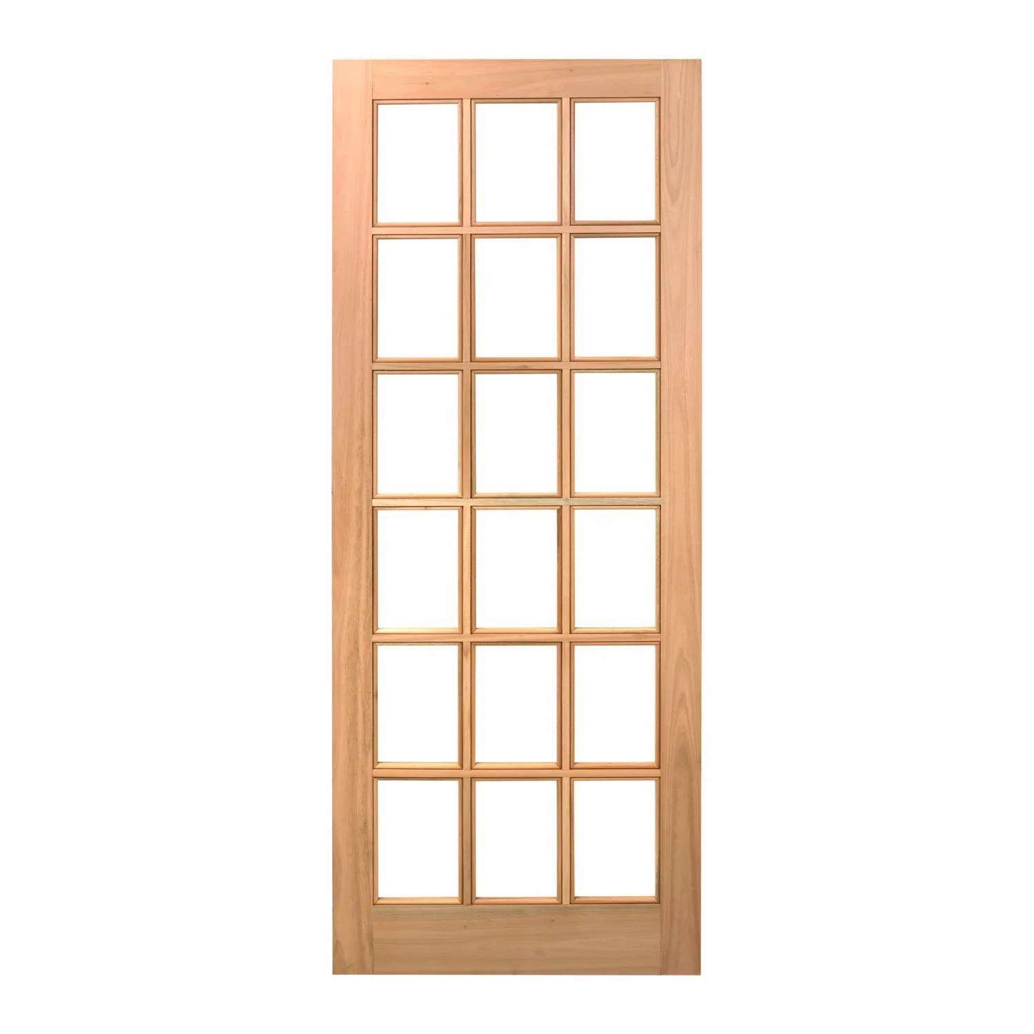 Folha De Porta Maciça Em Eucalipto Acabamento Natural 210x90cm Pm14 Estilo Cruzeiro Portas Natural