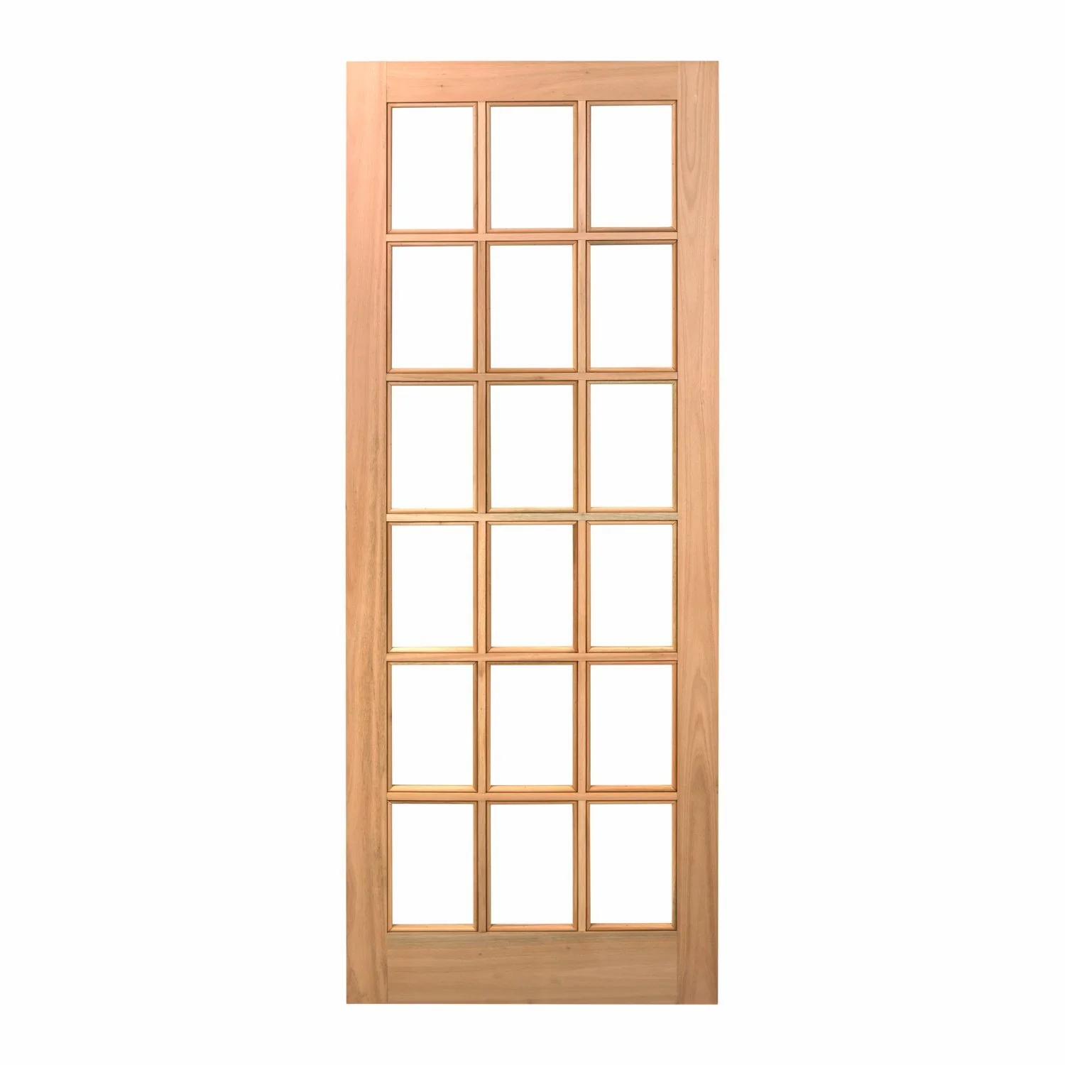 Folha De Porta Maciça Em Eucalipto Acabamento Natural 210x92cm Pm14 Estilo Cruzeiro Portas Natural