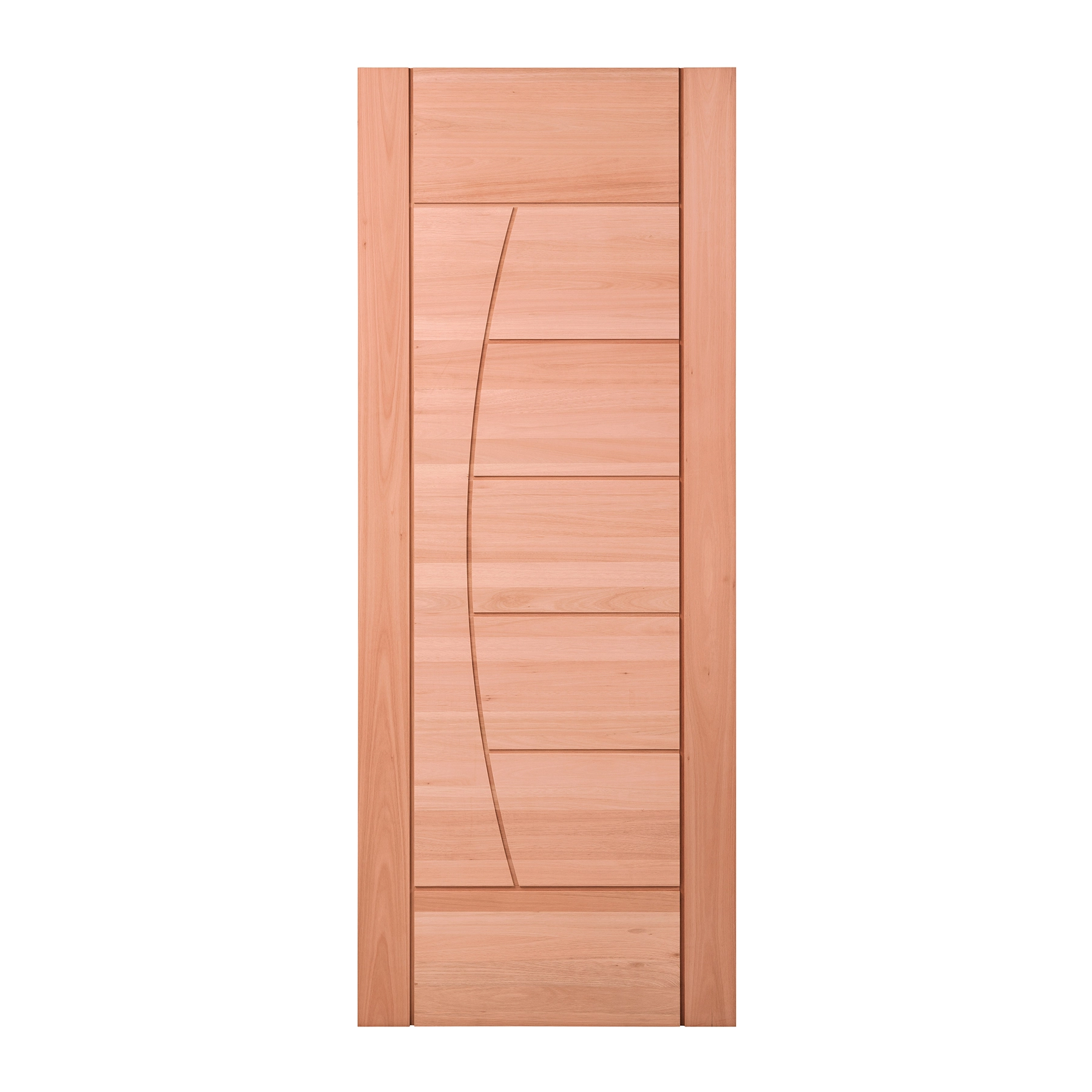 Folha de Porta Madeira de Giro ou Correr Direito|Esquerdo Marrom 210x90cm Decorada Cruzeiro