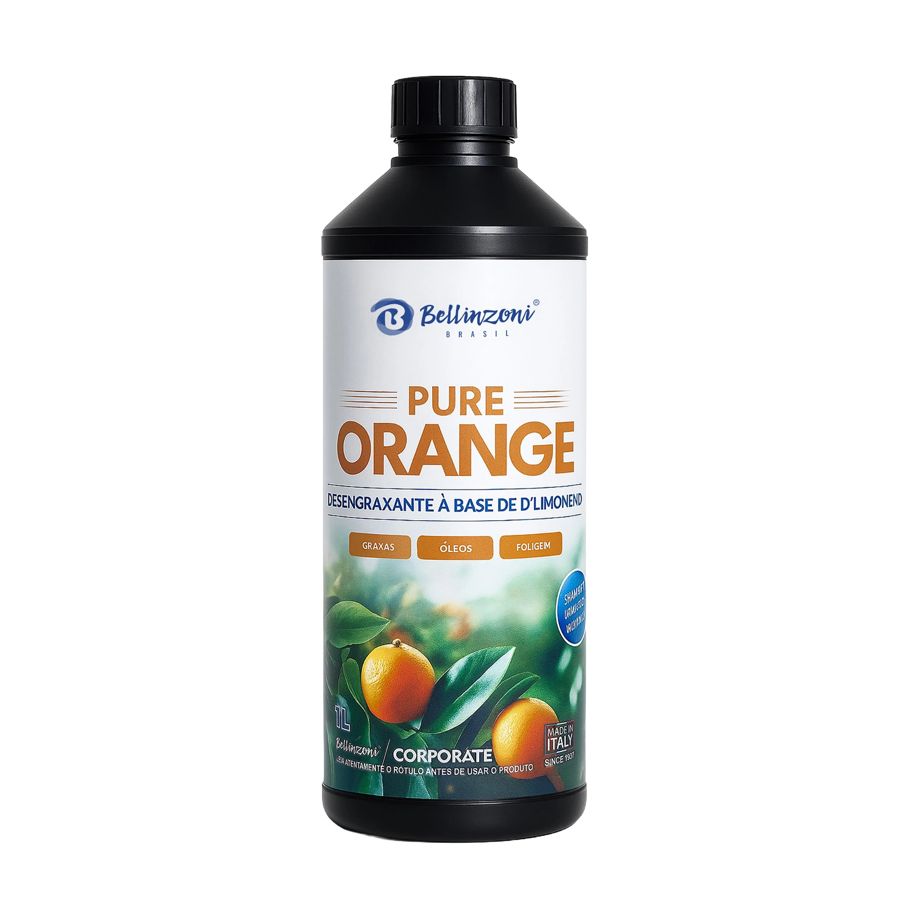 Detergente Desengraxante Pure Orange 1L Bellinzoni