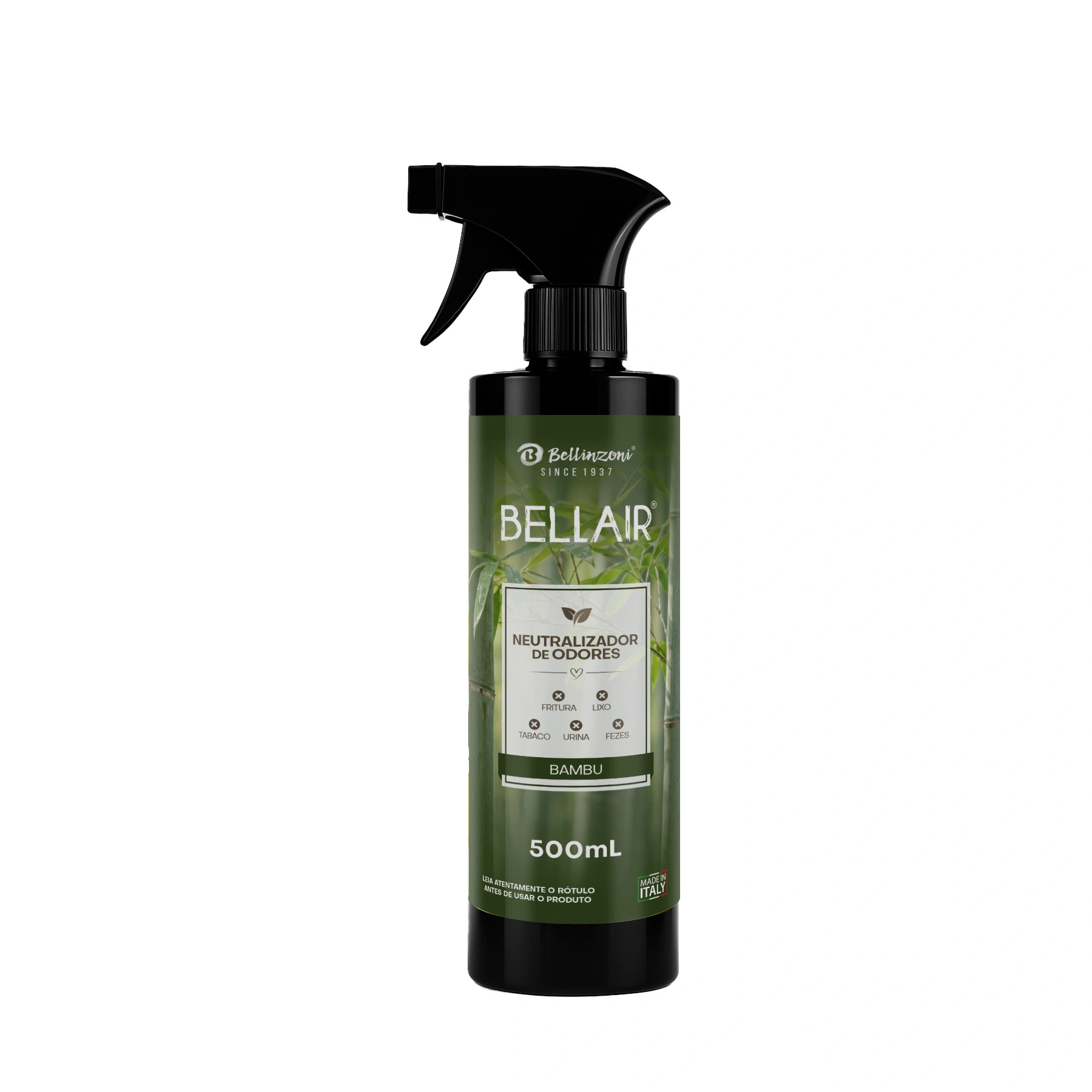 Neutralizador de Odores e Ambientes de Bambu 500ml Bellinzoni