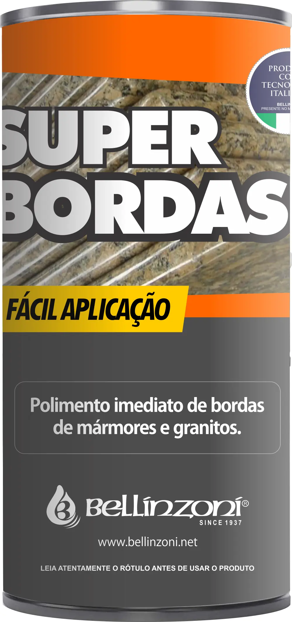 Super Bordas Black 1kg - Bellinzoni