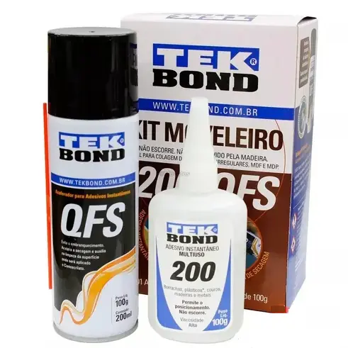 Kit Moveleiro 200 100g A + Qfs 200ml - Tekbond