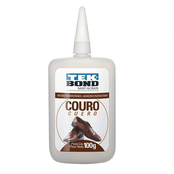 Cola Adesivo Instantaneo Para Couro 100g Tek Bond