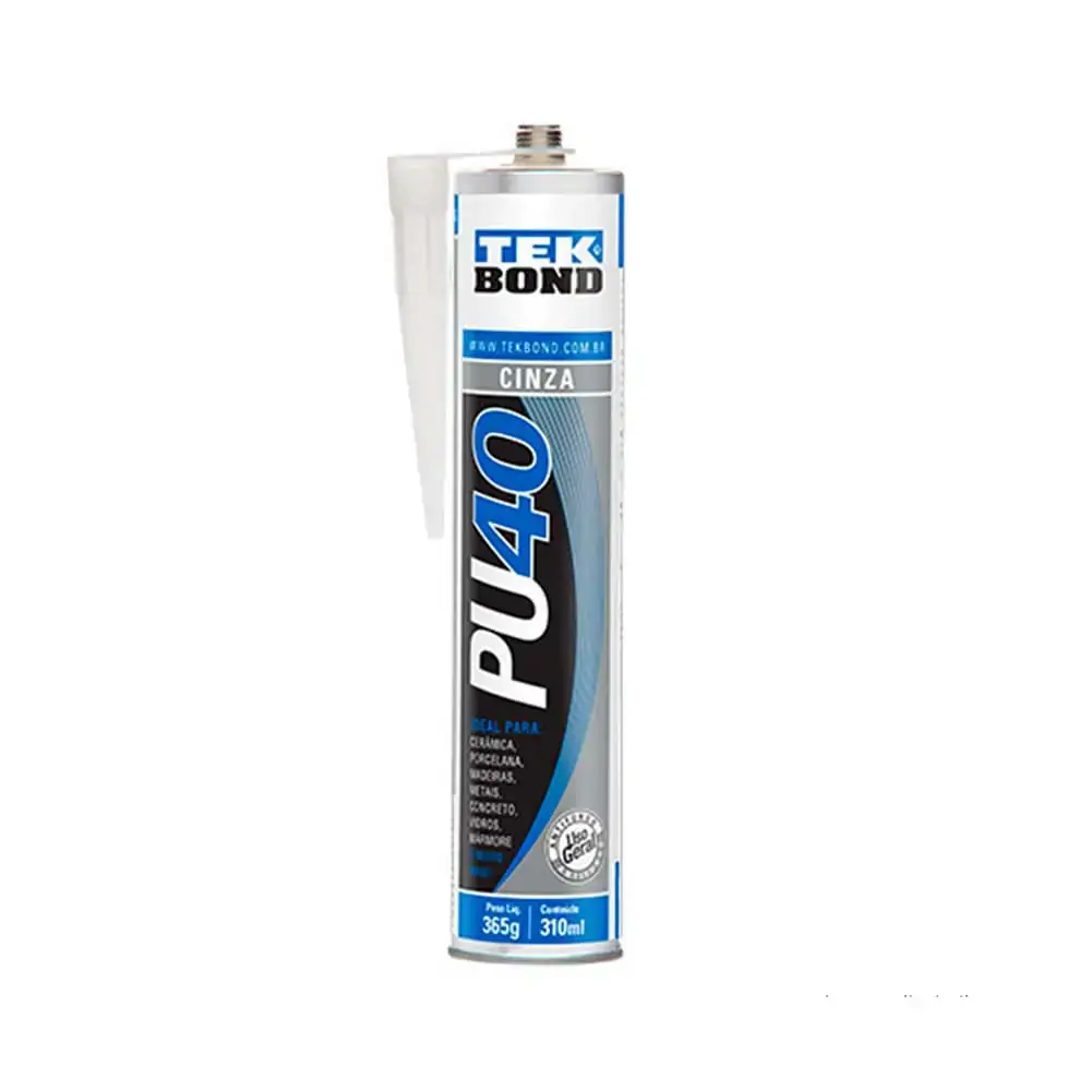 Adesivo Poliuretano Cinza Pu40 310ml Tek Bond