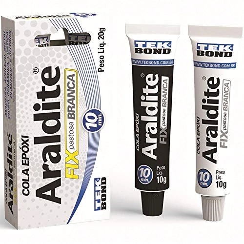 Cola Epóxi Araldite Fix 20g Branca