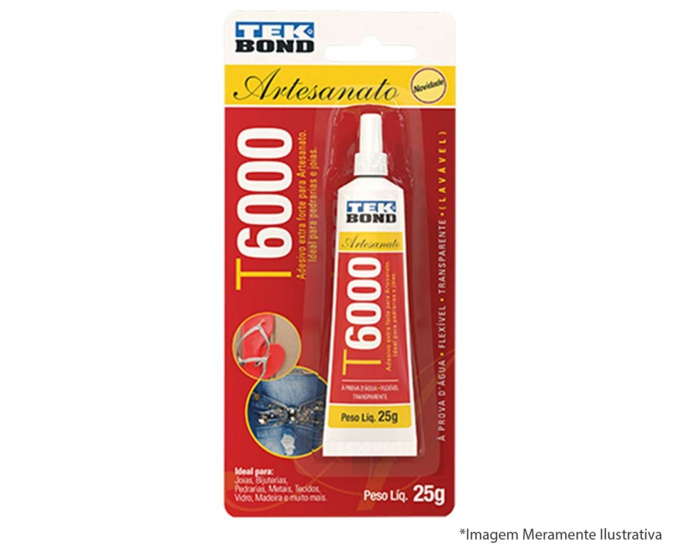 Adesivo Tekbond P/artes T6000 25g