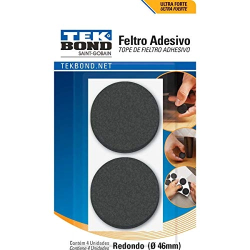 Feltro Redondo 46mm Kimarc 4un Preto