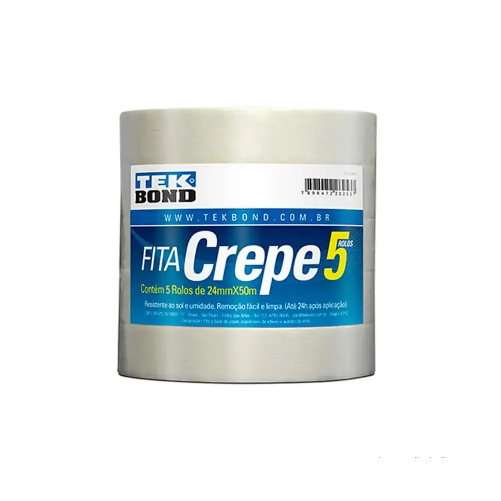 Fita Crepe 24x50m Pct C/5 Un