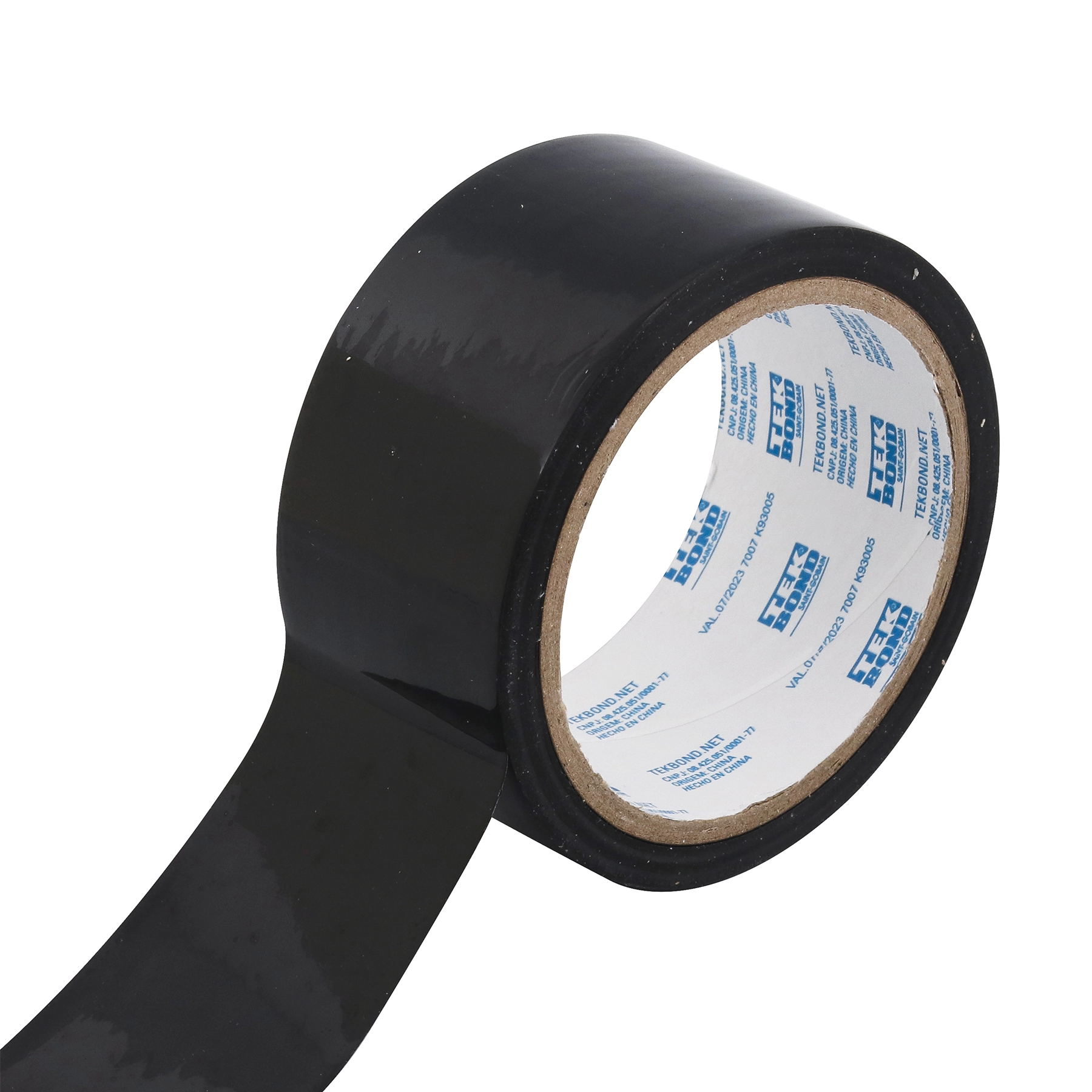 Fita Adesiva para Demarcação 48 mm x 15 m Preta Tekbond