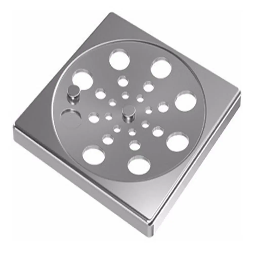Grelha Quadrada Rotativa Inox 10cm Giqr-10 Central