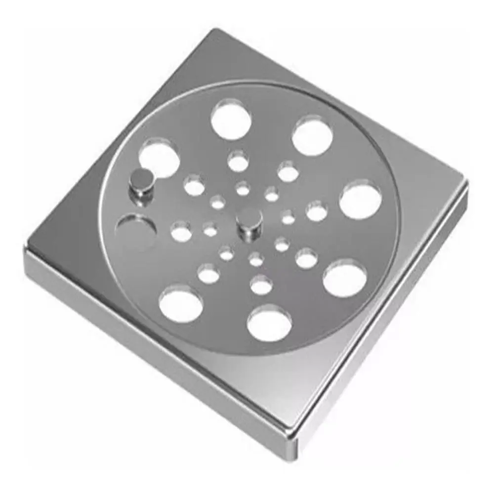 Grelha Quadrada Rotativa Aço Inox 15cm Giqr-15 Central