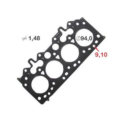 Junta do Cabeçote (1.48mm) FORD RANGER Metal - BASTOS JUNTAS 131575ML2