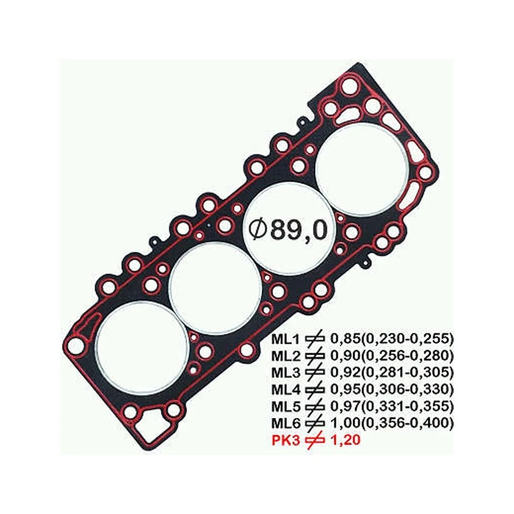 Junta do Cabeçote (1.20mm) NISSAN FRONTIER/PATHFINDER Fibra - BASTOS JUNTAS 15156003PK3