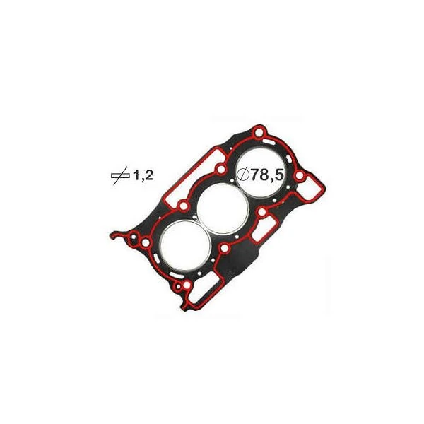 Junta do Cabeçote NISSAN MARCH/VERSA Fibra - BASTOS JUNTAS 15156006PK