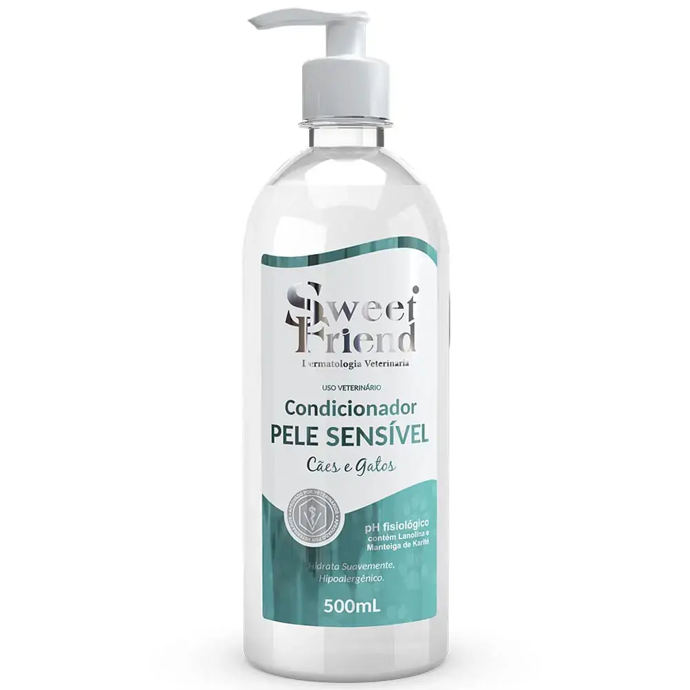 Condicionador Pele Sensível Adultos E Filhotes Sweet Friend 500ml