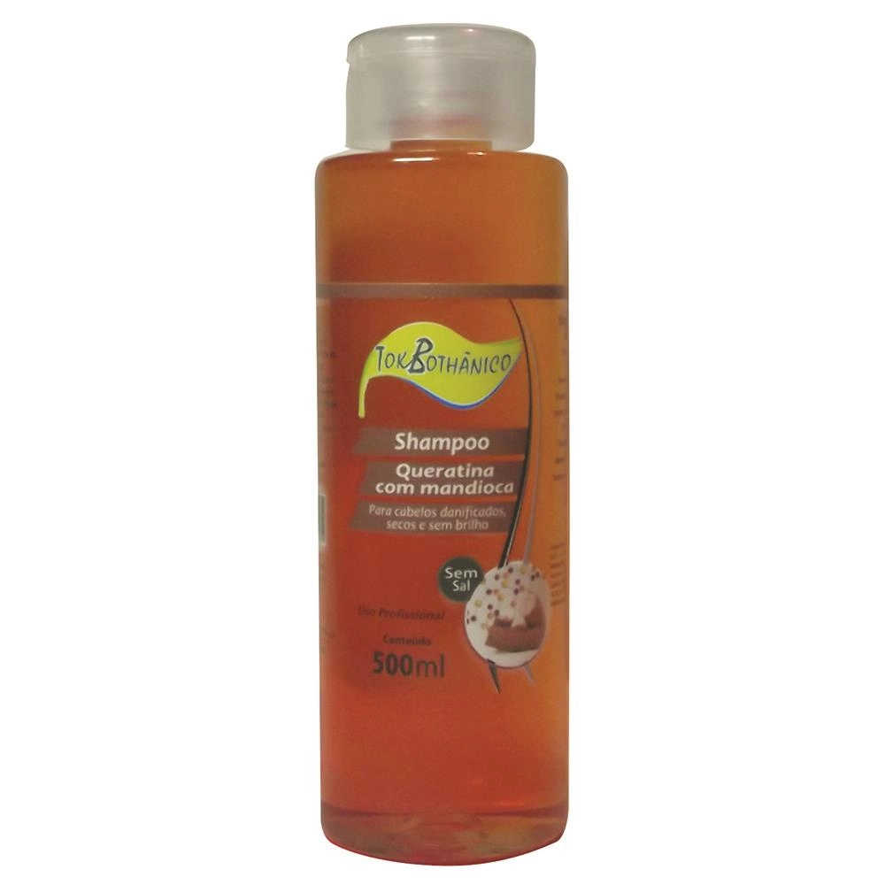 Shampoo Tok Bothânico Queratina com Mandioca 500ml