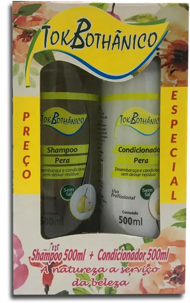 Kit Tok Bothanico Sh Cond 500ml Cristal Pera