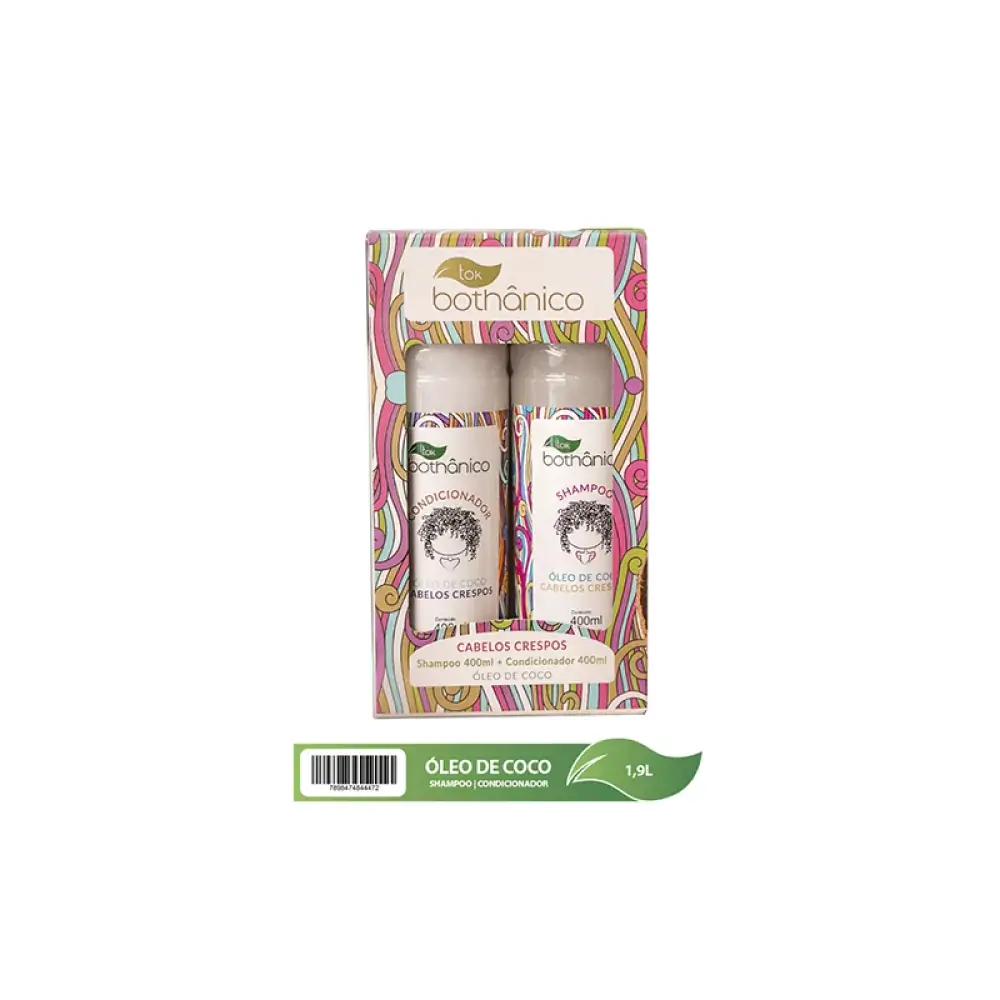Kit Tok Bothanico Sh Cond 400ml Oleo De Coco Crespos