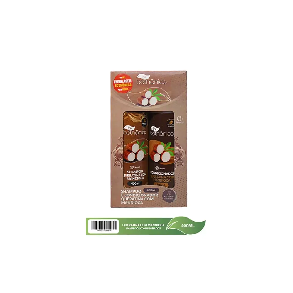 Kit Sh Co 400ml Tok Bothanico Mandioca