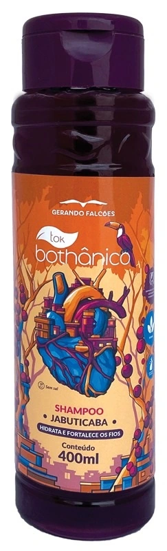 Shampoo Tok Bothânico Jabuticaba Frasco 400ml