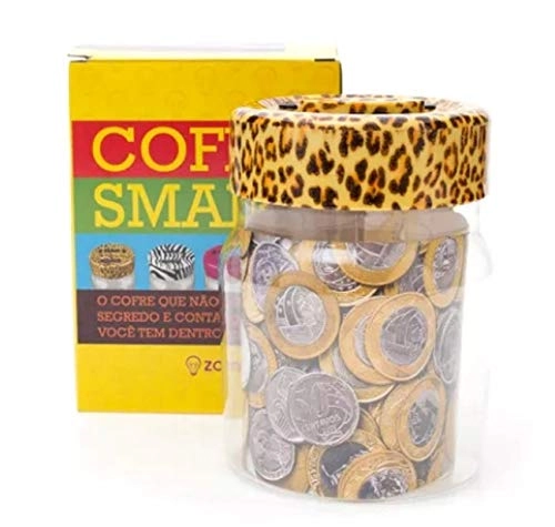 Cofre Smart Zonacriativa Pvc Leopardo