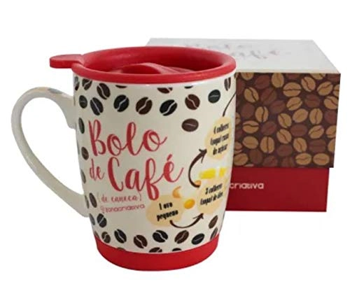 Caneca Com Tampa Base De Silicone 350ml Zn