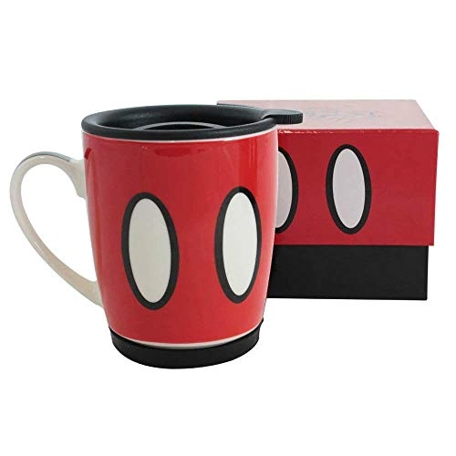 Caneca C/ Tampa Mickey 350ml Zn