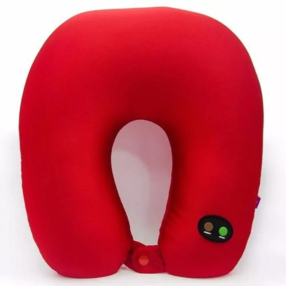Almofada Zonacriativa P/pescoco Vibration Vermelha