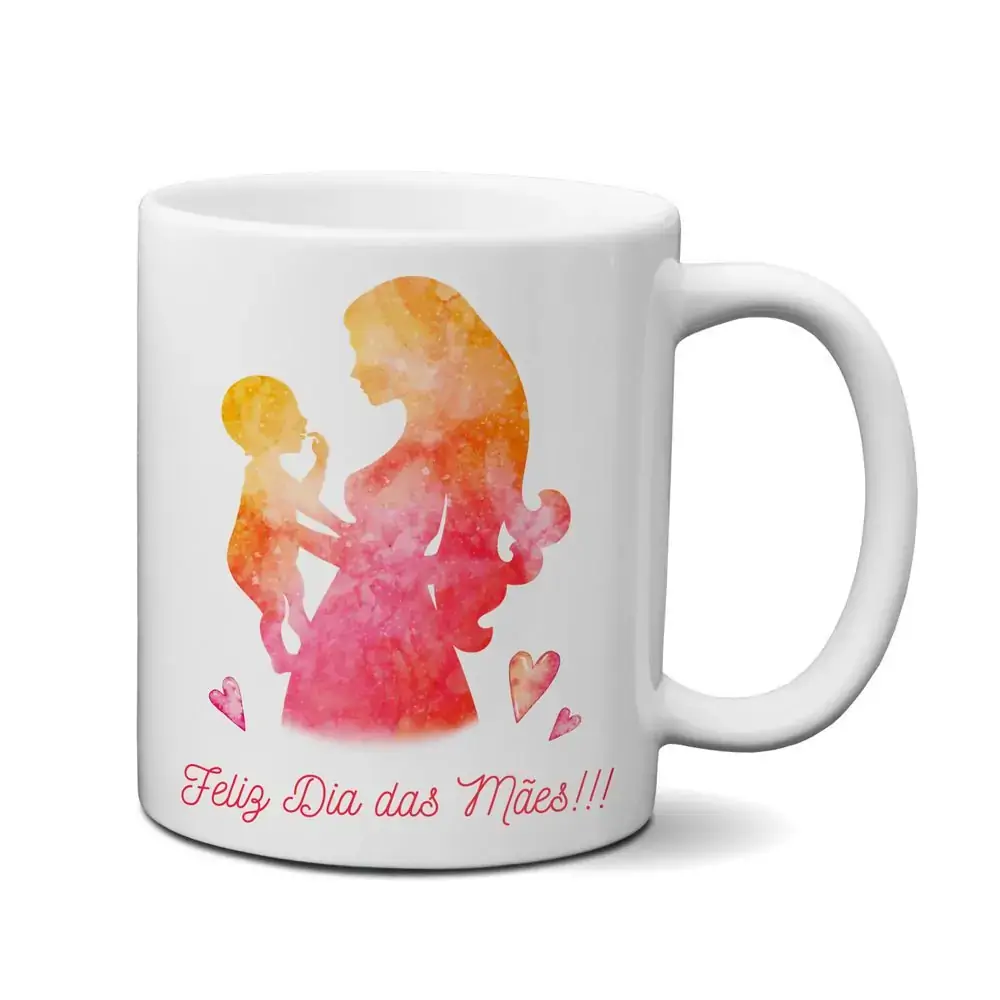 Torre De Caneca Ceramica Familia Feliz Cod 02656 Zona Criativa
